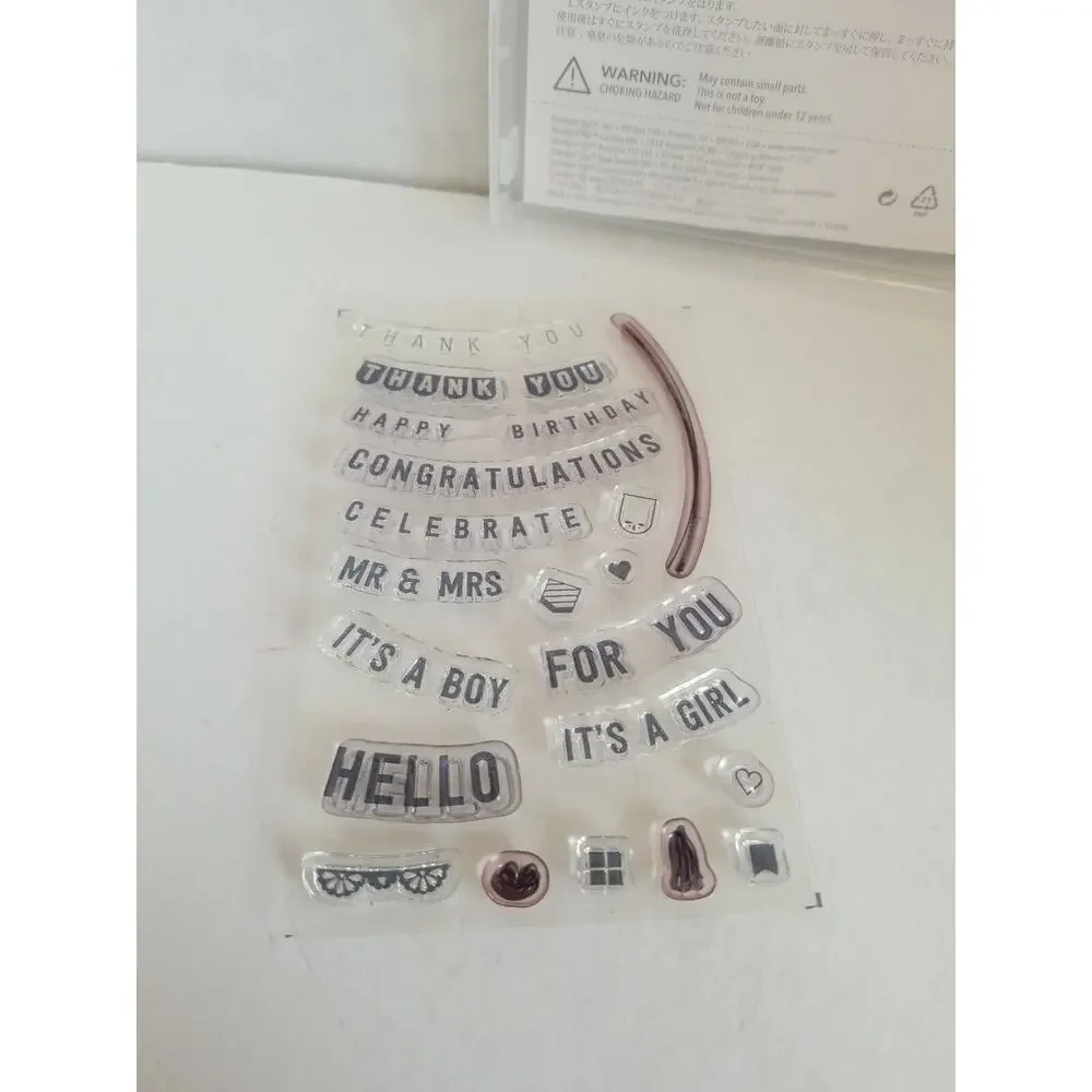 Stampin Up Sale-A-Bration ANY OCCASION Photopolymer 20 Stamps-143348 Sm Banners